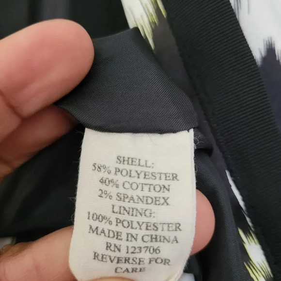 Lavender & Honey Women's Blazer M Multicolor Polyester Opne Front Hook & Eye - Picture 5 of 10